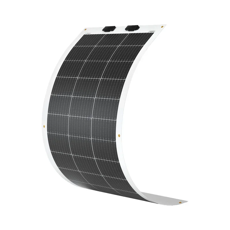Renogy Panel Solar Flexible 100 Watt, 240 °   Panel solar ultra flexible de 100 W de 12 voltios para superficies irregulares de coche de furgoneta de cabina marina RV