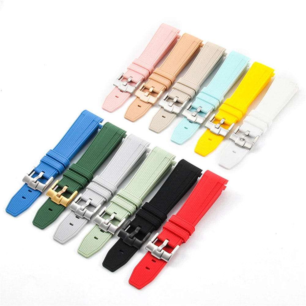 20mm curved braided silicone strap suitable for co branded planet watch wristband accessory