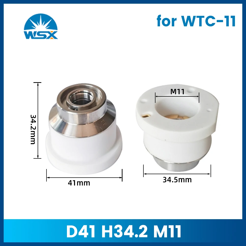 WSX Laser Keramik D28 M11 M20 D41 M11 Laserdüsenhalter für WTC-04/08/11 Mini ND18 Laserschneidkopf – Detail 6