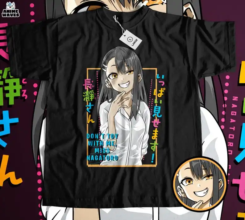 Playful Romance Anime Unisex T-shirt - Japanese Manga-Inspired Apparel, 2020s Fashion, Otaku Gift, Japan Style, School Comedy, C