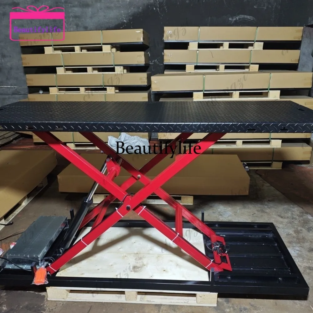 a55  Electric Hydraulic Lifting Platform Repair Platform for Motorcycles Scissor Lifts Electric Vehicles and Workbenches
