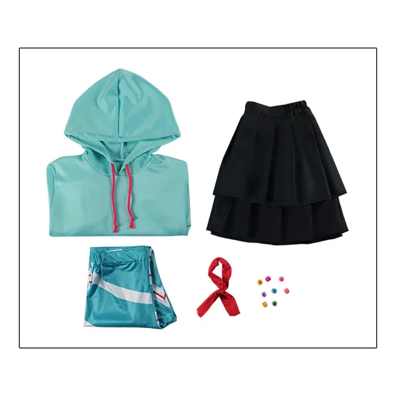 دييدي 211 أنيمي تأثيري فيلم Vanellope فون شيتز تأثيري حلي هوديي تنورة موحدة كوميك كون أزياء الهالوين للنساء G