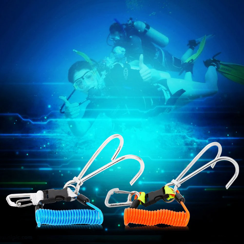 

Крючок для дайвинга Крюк для рифов KEEP DIVING Крюк для рифов из нержавеющей стали Аксессуары для безопасности для дайвинга Двойной крючок для рифов из нержавеющей стали