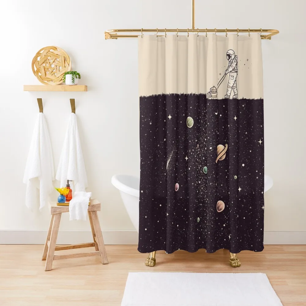 

Space cut Shower Curtain Shower For Bathroom Bathroom Accessory Waterproof Shower And Anti-Mold Curtain