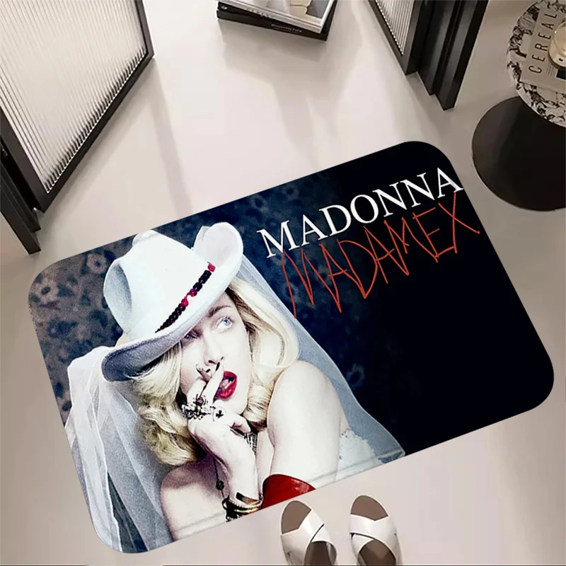 Female Singer Bedside Rug Floor Mats Living Room Madonna Rugs Foot Carpets Entrance Doormat Anti Slip Kitchen Mat Home Decor