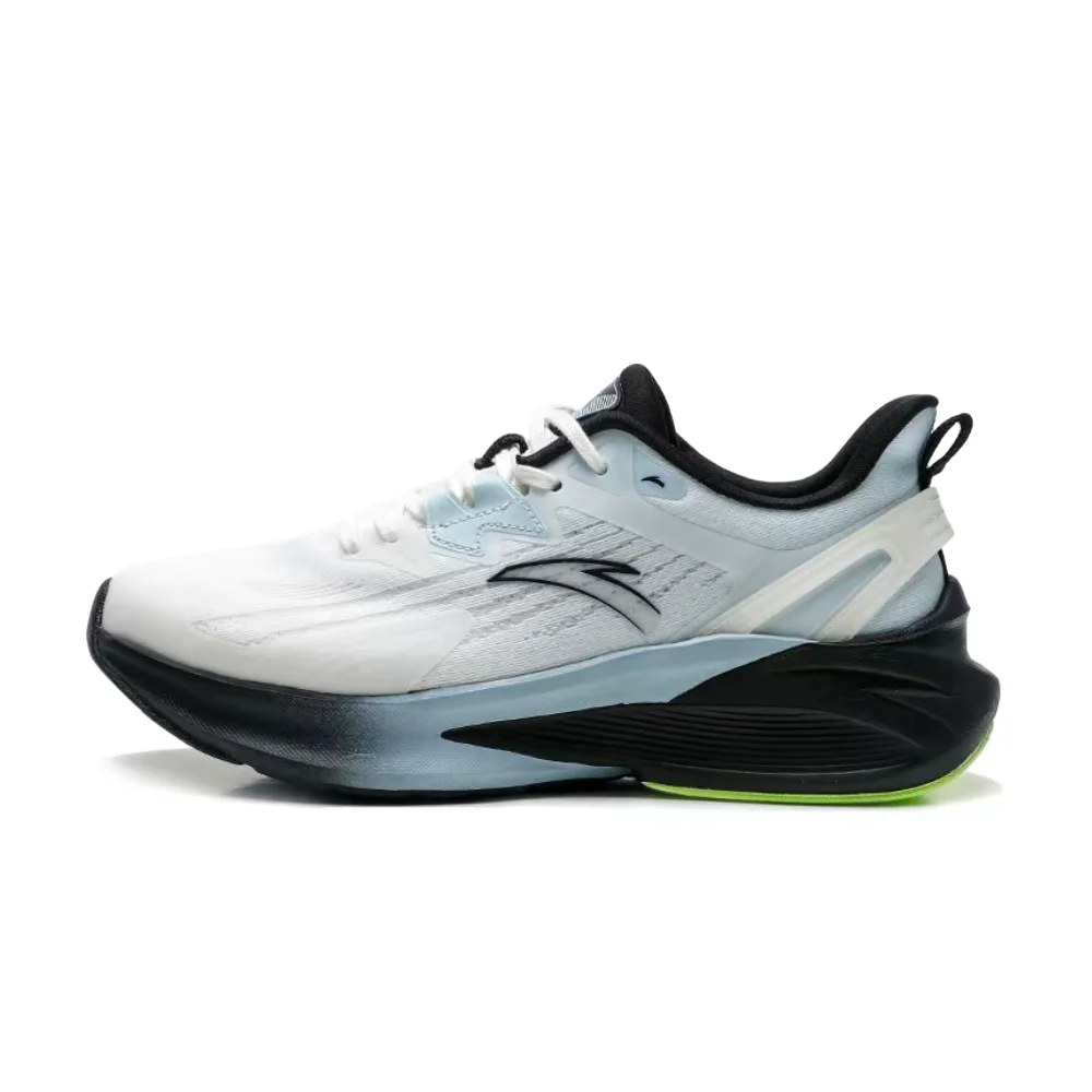 

Anta Venom 5: Comfortable, Versatile, Durable, and Breathable Casual Training and Running Shoes for Men (White/Blue) 912415552-1