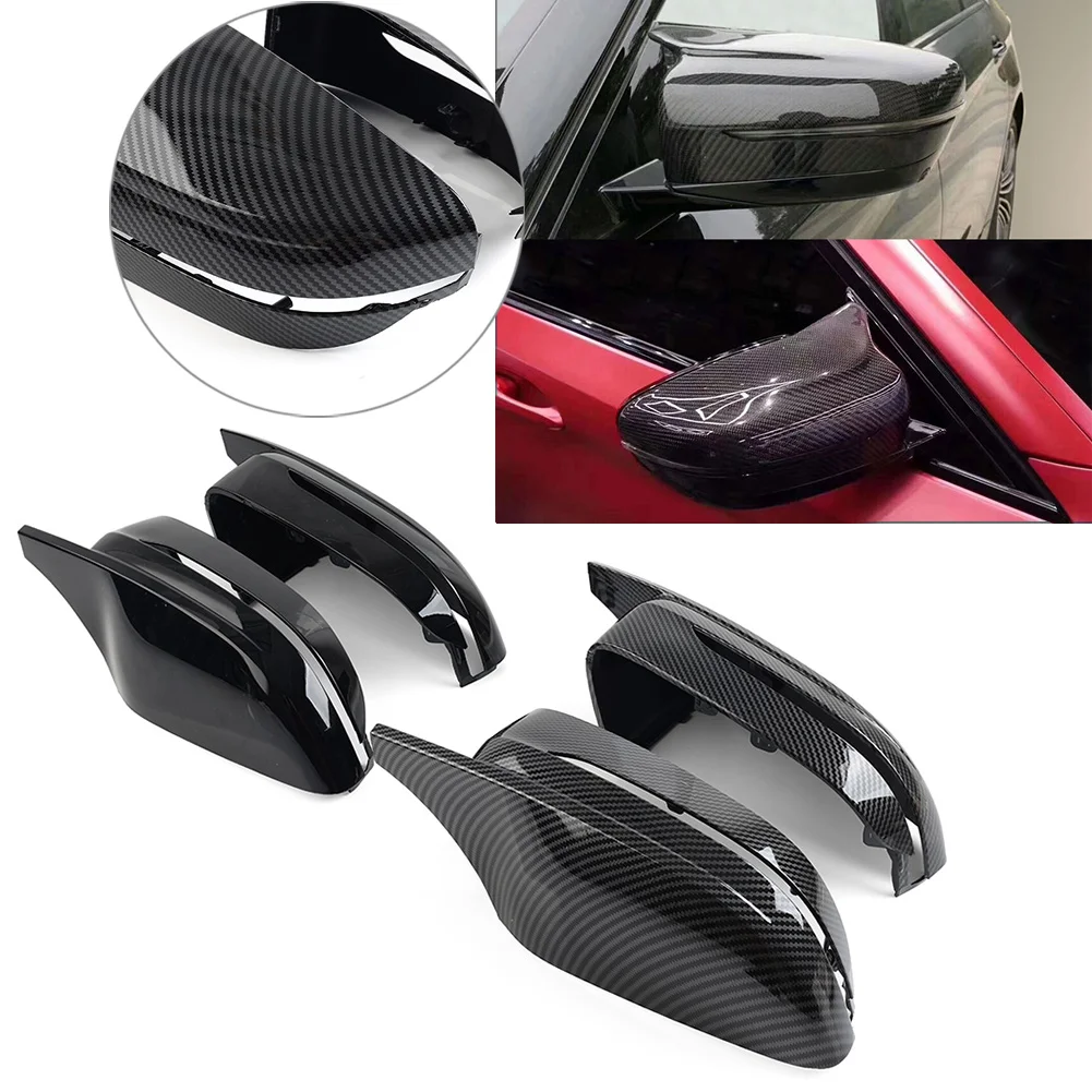 LHD Auto M Style Side Wing Rearview Mirror Cover Cap For BMW 3 4 5 6 7 8 Series G20 G22 G30 G32 G11 G12 G15 G16
