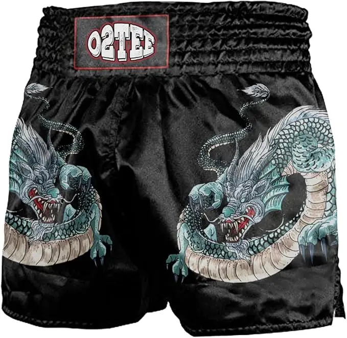 Custom Unisex Novelty Galaxy MMA Muay Thai Shorts for Men Women Gym Boxing Kickboxing