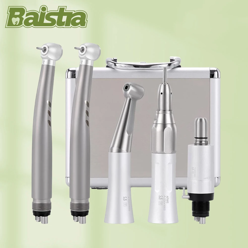 Dental High and Low Speed Handpiece Kit LED High Speed Handpiece E-generator Integrated 135°C Autoclavable