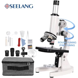 40x-2000X Monocular Student Education Lab HD Biological Microscope LED Lights Mobile Phone Holder Study Holiday Gift  osl-03201