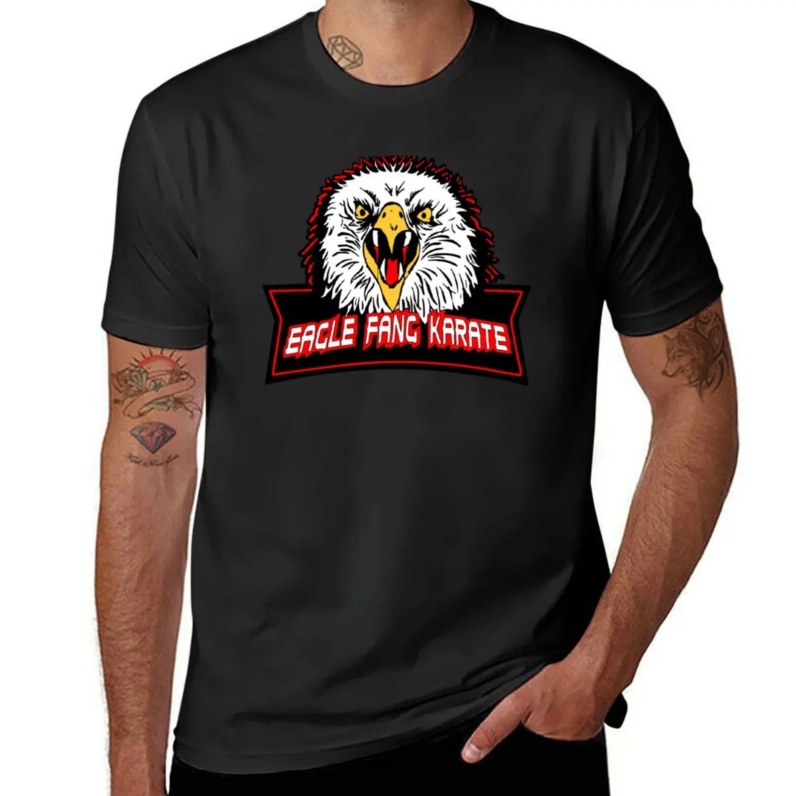 

Eagle Fang Karate T-Shirt summer top summer tops blanks Blouse mens funny t shirts