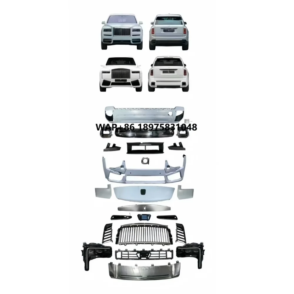 For  Body Kit 2019 Upgrade 2025 Old to New Version Bumper Kit Plug and Play LED Headlights Grille