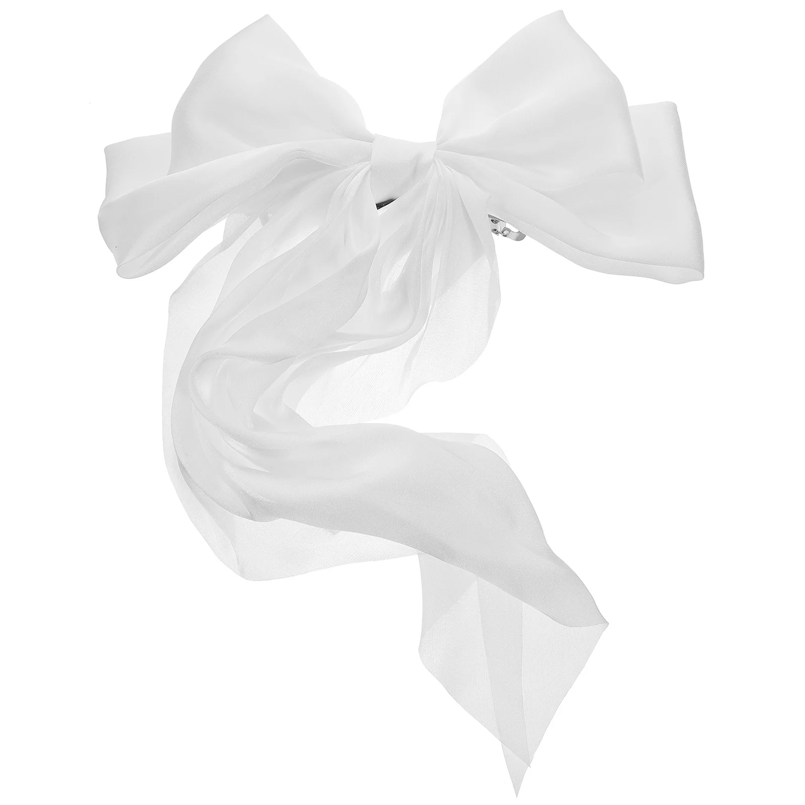 

Заколка для волос с бантом для женщин, большой тканевый бант, пружинная заколка, безопасная фиксация, нескользящая заколка для волос на день рождения, помолвку, медовый месяц