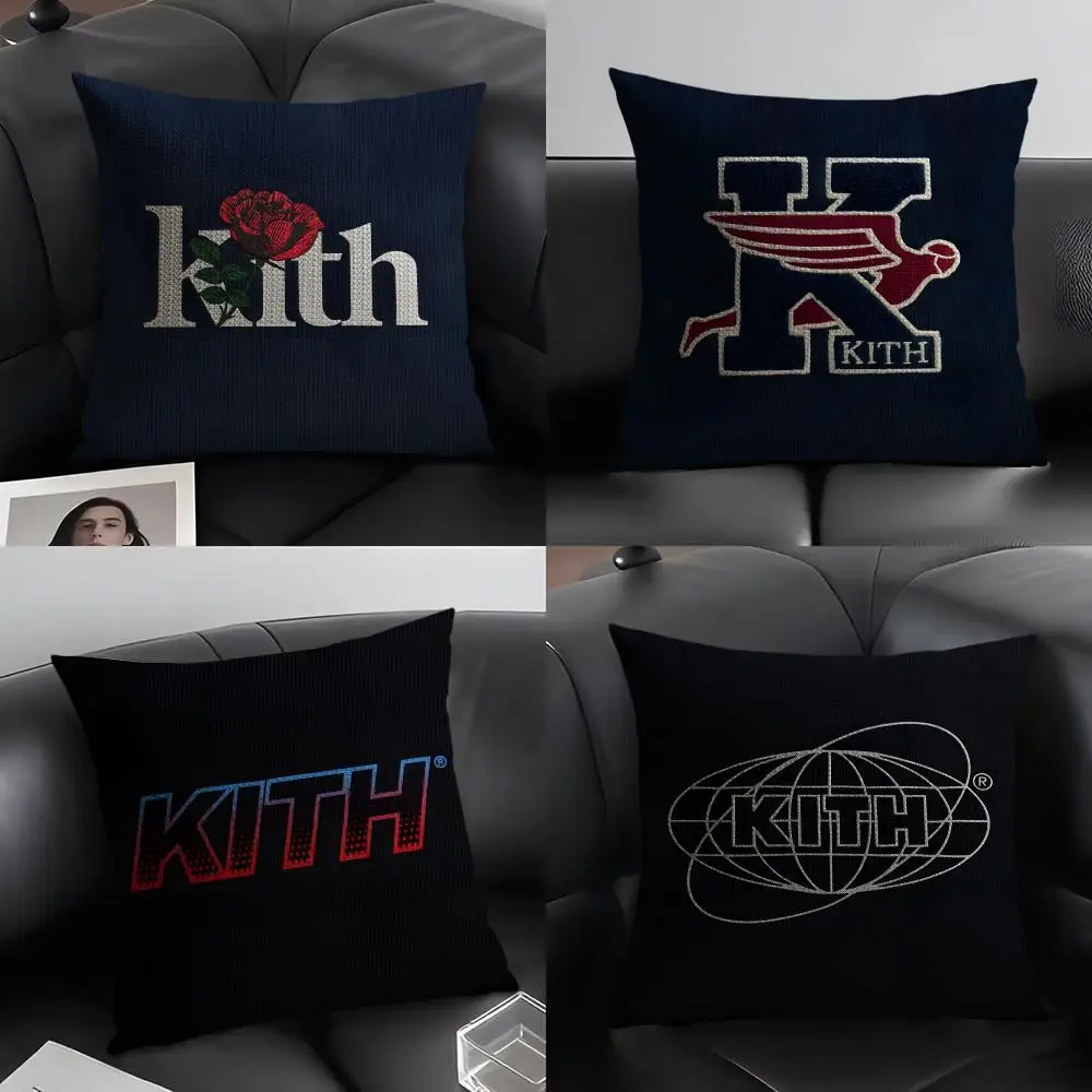 K-KITH Brand Cushion Cover Natural Linen Organic Fabric Doub