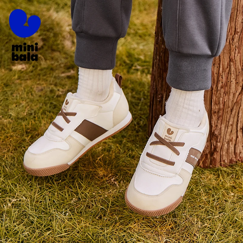 حذاء مشي ميني بالا للأطفال شتوي جديد مقاوم للانزلاق وخفيف الوزن مبطن بالقطيفة للمبتدئين #3