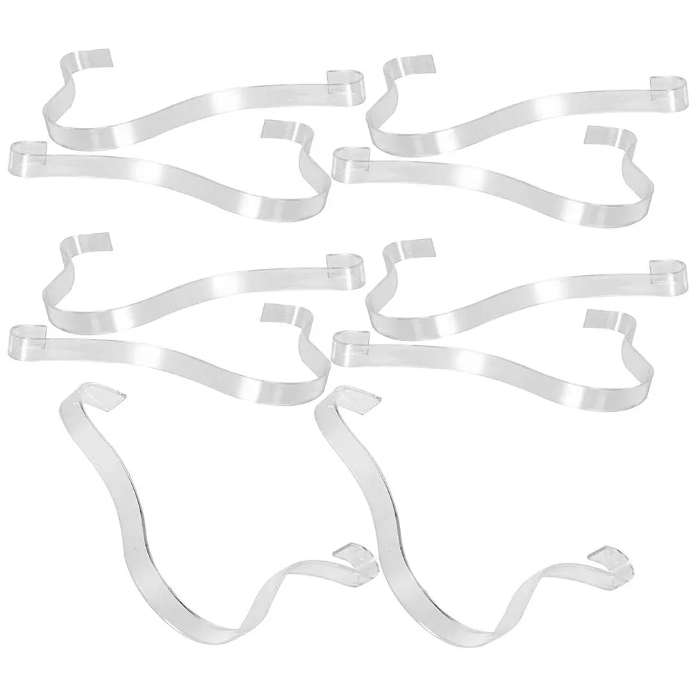 15Pcs Shoe Inner Support Acrylic Sandals Display Inserts Transparent Shoe Shape Holder for Stable Storage and Display