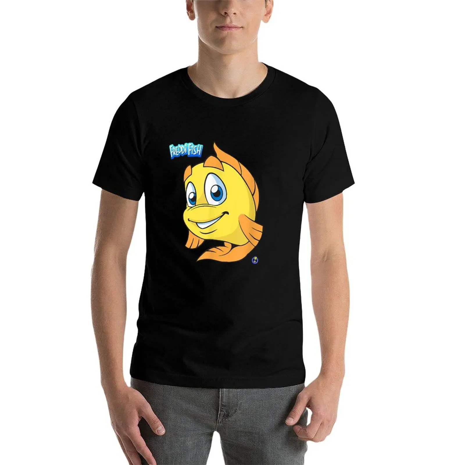 Humongous Entertainment Freddi Fish T-Shirt man t shirts graphic t shirts cotton 100% - Image 4