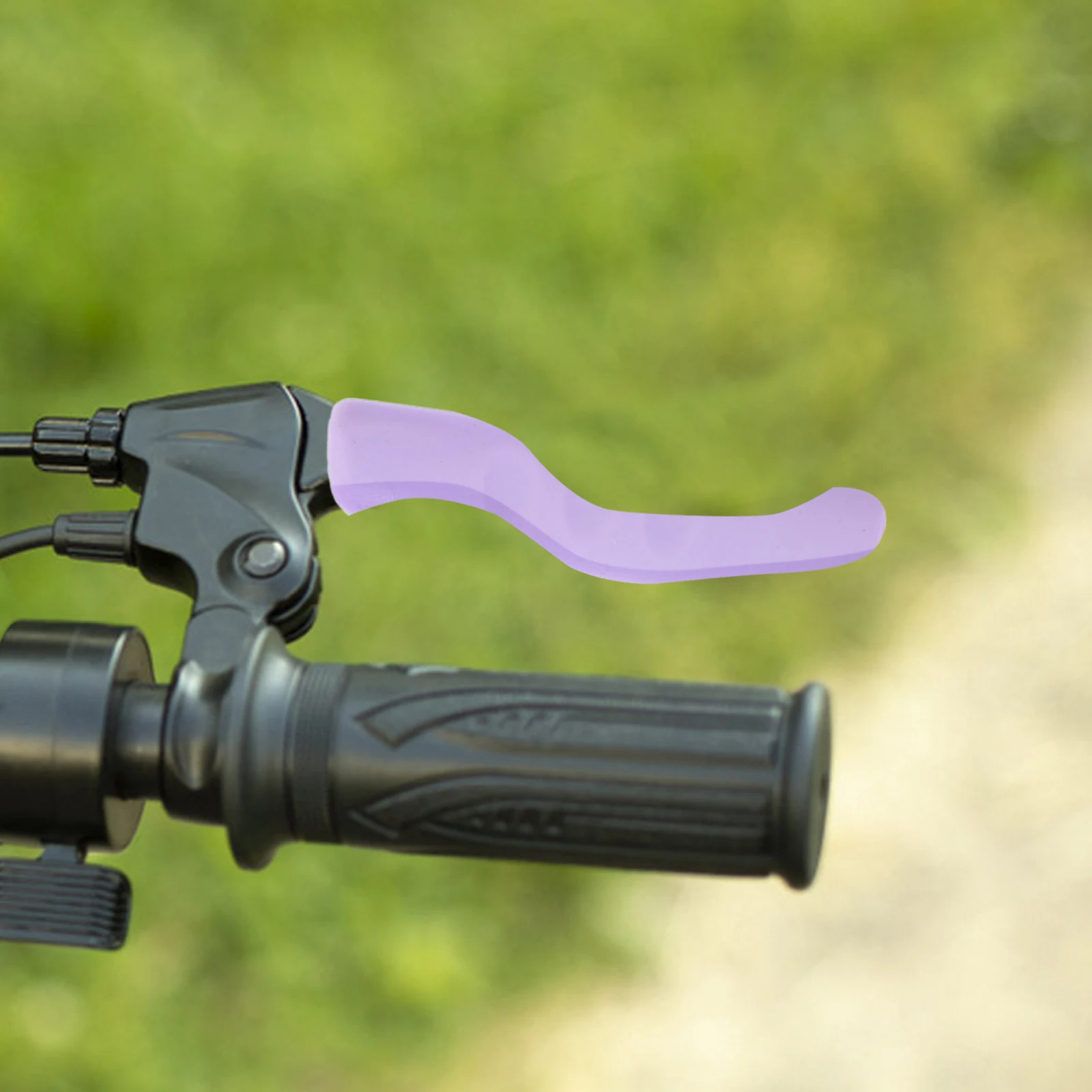 1Pair Durable Silicone Brake Grip Cover Antislip Bike Handle Protector Comfortable Vibration Absorption Road Bike Supply