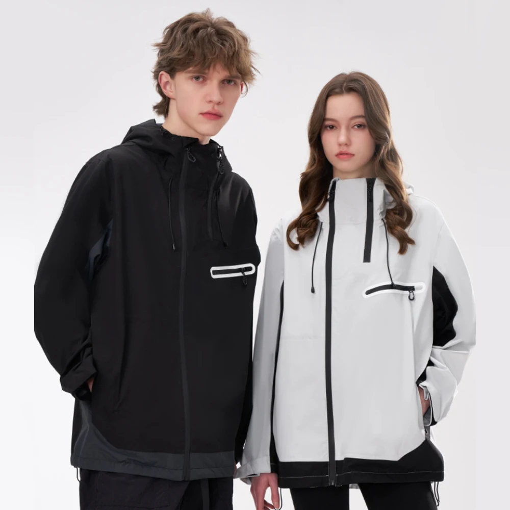 Waterproof Jacket Men Women 2026 Autumn Outdoor Windbreaker Raincoat Trekking Hiking Sports Fashion Breathable Waterproof Coat