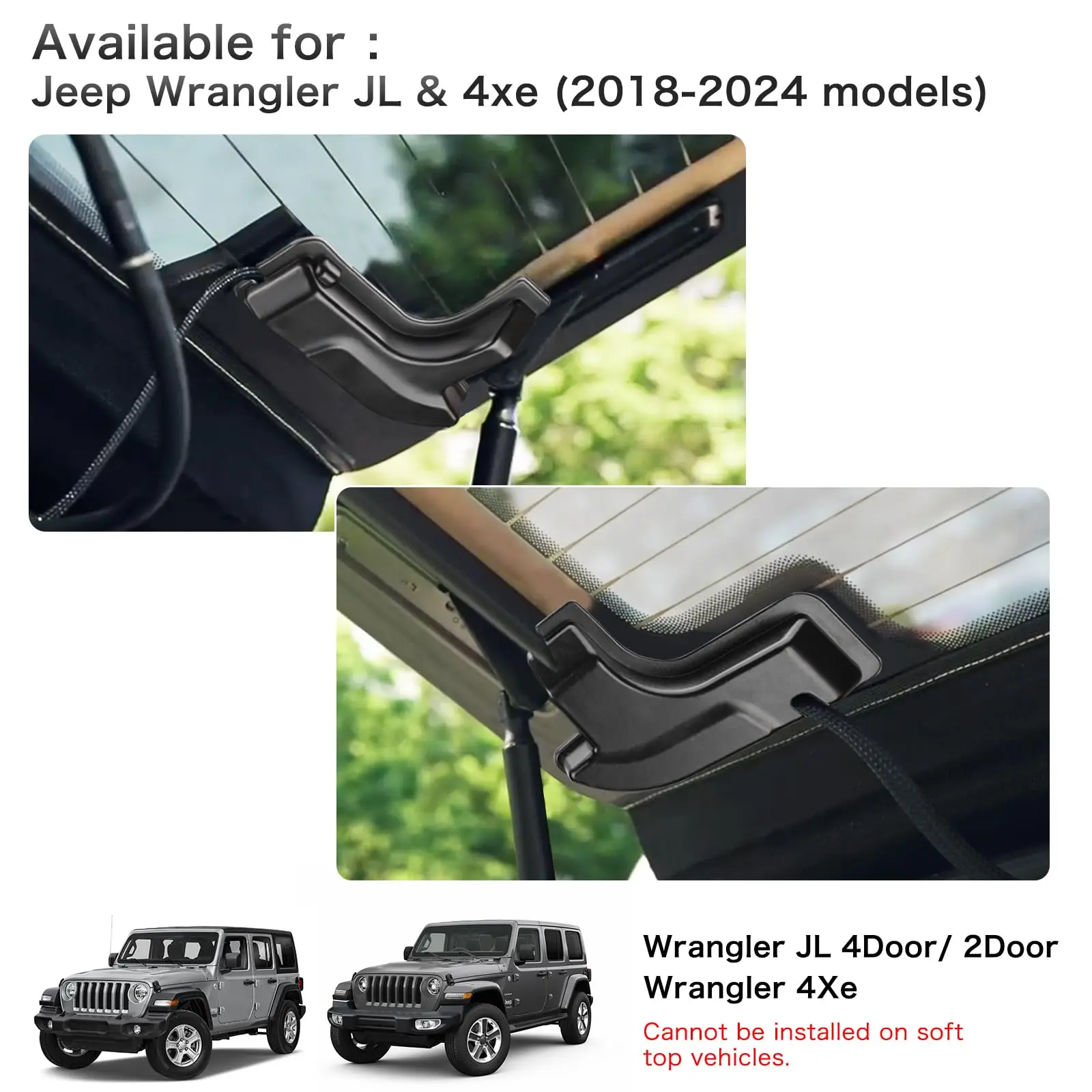 Rear Defogger Cable Cover For Jeep Wrangler JL 2018-2024 Rear Windshield Harness Protective Cover Conceals Car Accessories