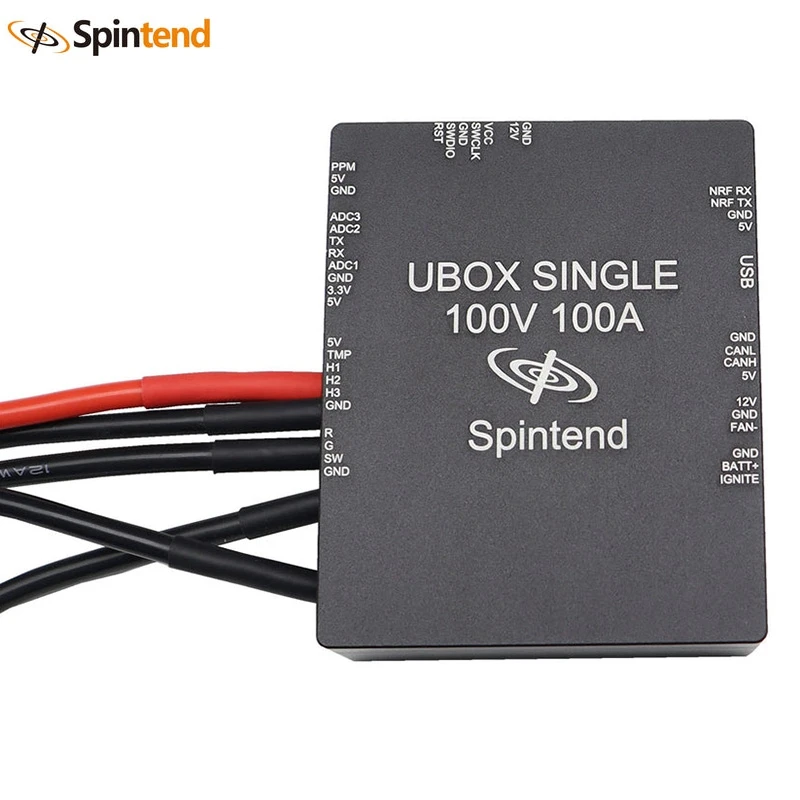 

Spintend 100V 100A Single Ubox Motor Controller Based on VESC 100V 250A for Escooter Ebike Onewheel Skateboard