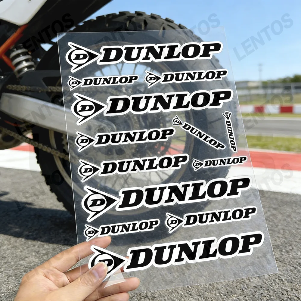 

Светоотражающие водонепроницаемые наклейки Dunlop для мотоциклов: для шлемов, скутеров, топливных баков, ящиков для инструментов, гоночных мотоциклов