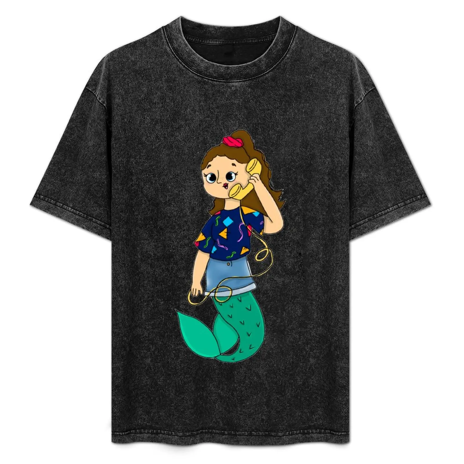 

80s Mermaid T-Shirt t shirt for man printed t shirts for shirt for 100 percent cotton shirt cotton T-Shirt