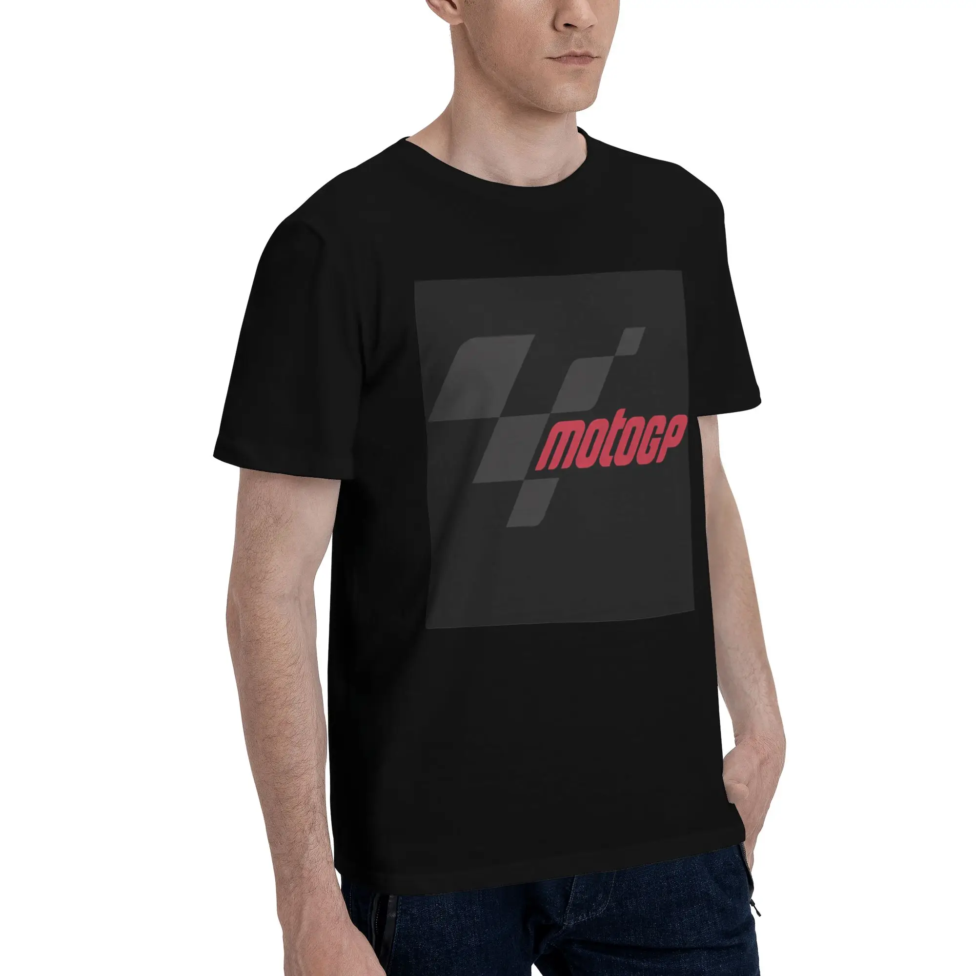 

Moto GP Logo Essential Men T-Shirt Oversized T Shirts Men's Crew Neck Cotton Tees Short Summer Male