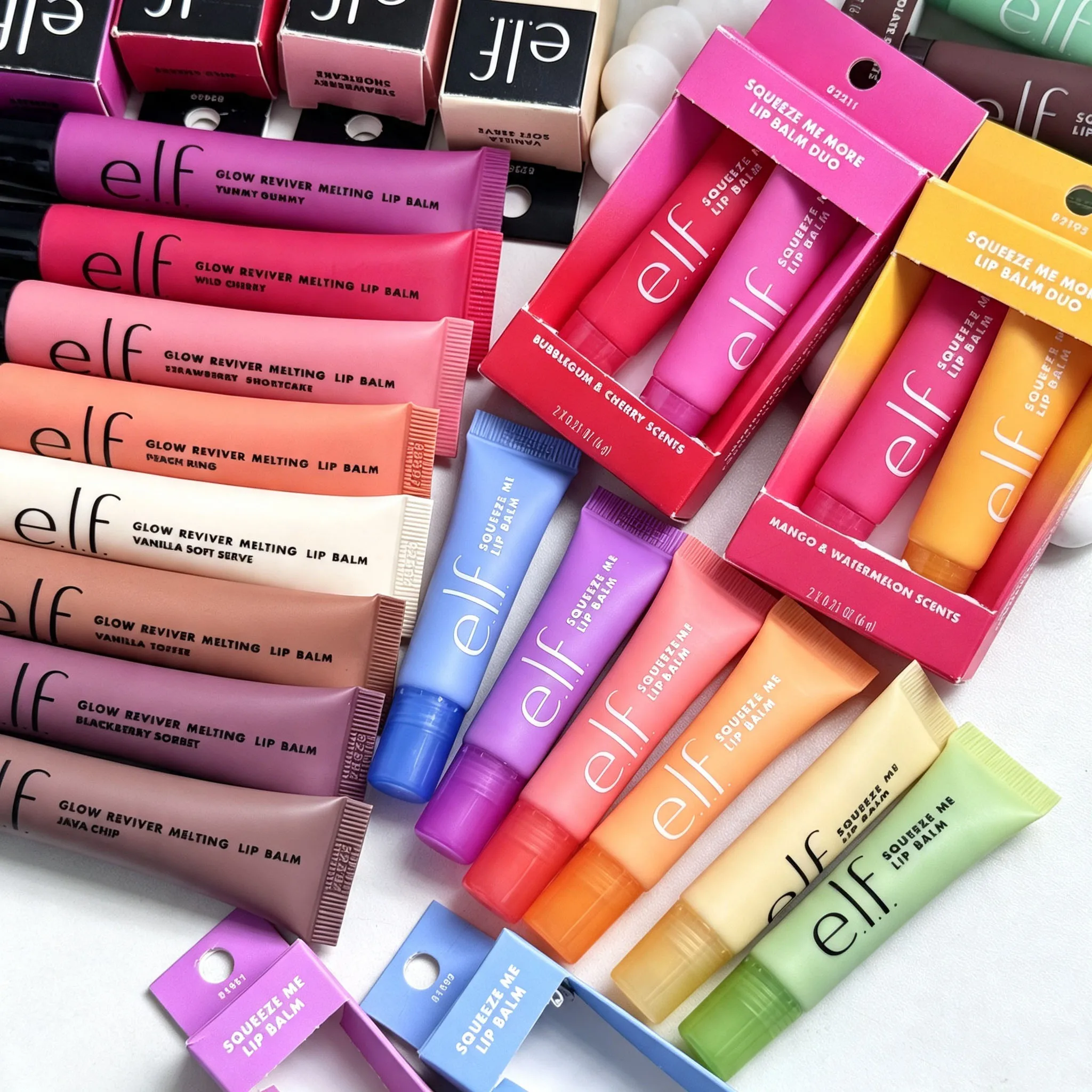 Hot Elf Moisturizing Fruit Gloss Lip Balm Long-lasting Nourish Repair Glow Revitalize Lip Gloss With Flashing Lipstick Cosmetics
