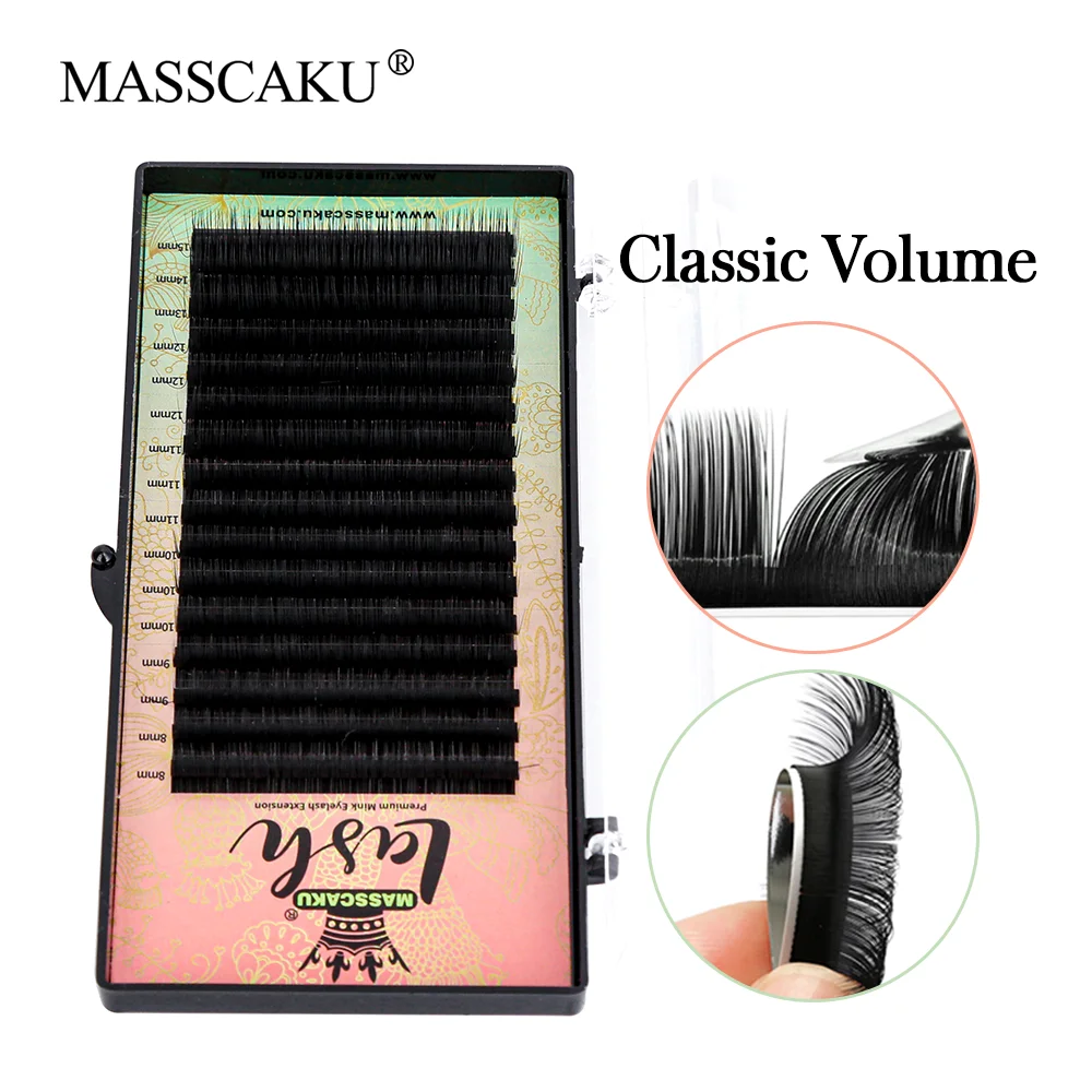 

Free Sample 16 Lines All Size Individual Eyelash Faux Natural Synthetic Mink Eyelashes Extension Artificial Fake False Eyelashes