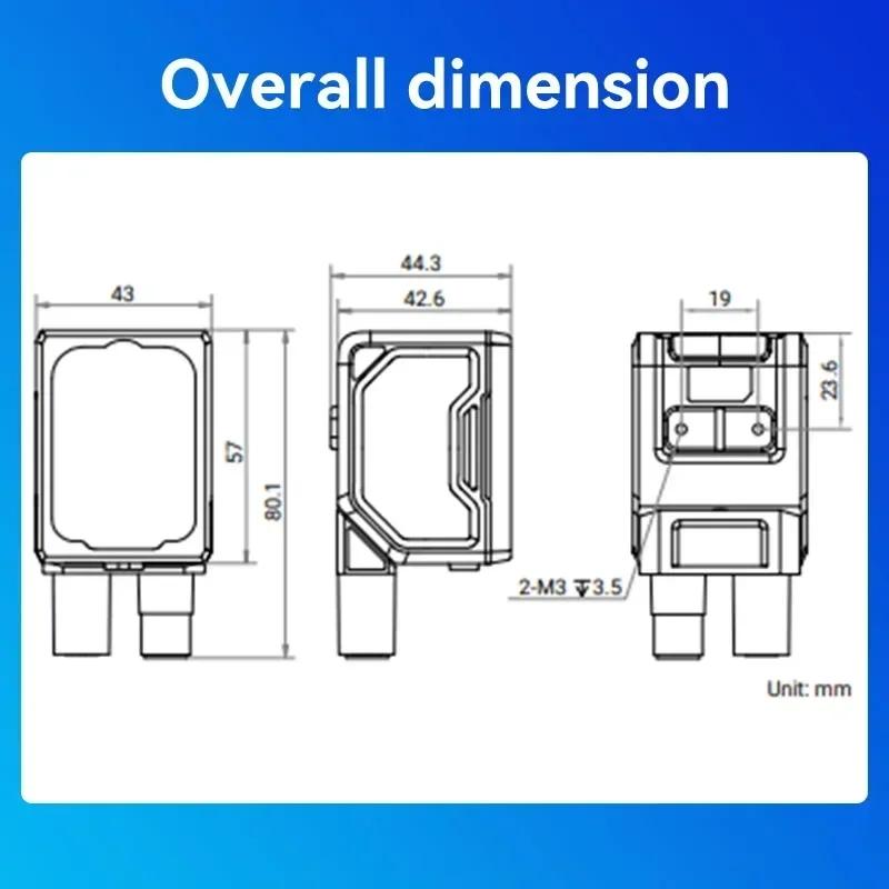 

2026 HIKROBOT MV-SC3050XC-08M/12M/16M-WBN Mono 5MP Focal Length Vision Camera Industrial Smart Camera
