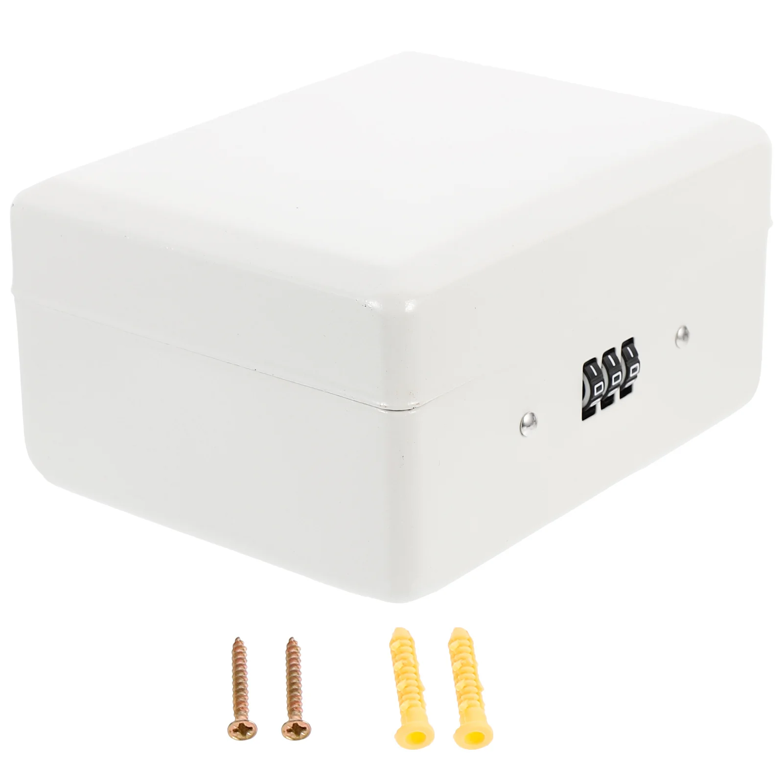 1Set الحائط كلمة المرور مفتاح مربع 6 فتحات مفتاح خزانة اقفال الصناديق الثقيلة مقاومة للخدش الأمن المنظم