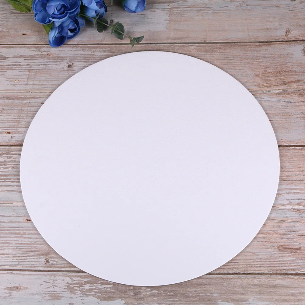 2 قطعة لوحة زيتية بيضاوية من القماش لوحات قطنية ذات سطح أملس صفائح قماش صغيرة لفن الرسم لوحة قماشية صغيرة