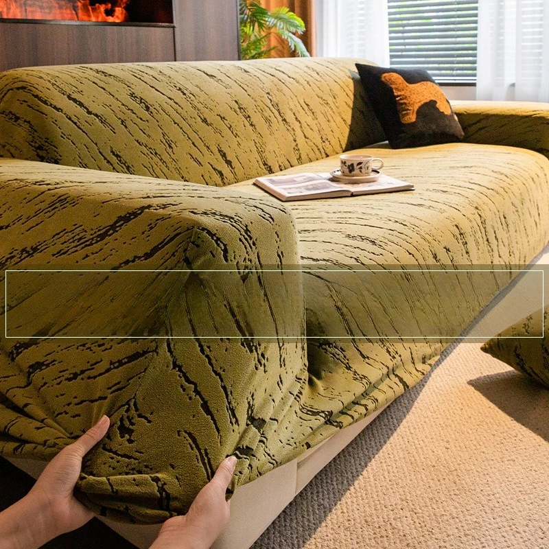 New All-inclusive Anti-cat Scratch Elastic Sofa Cover, One-piece Anti-slip Sofa Protective Cover Cover Sofa