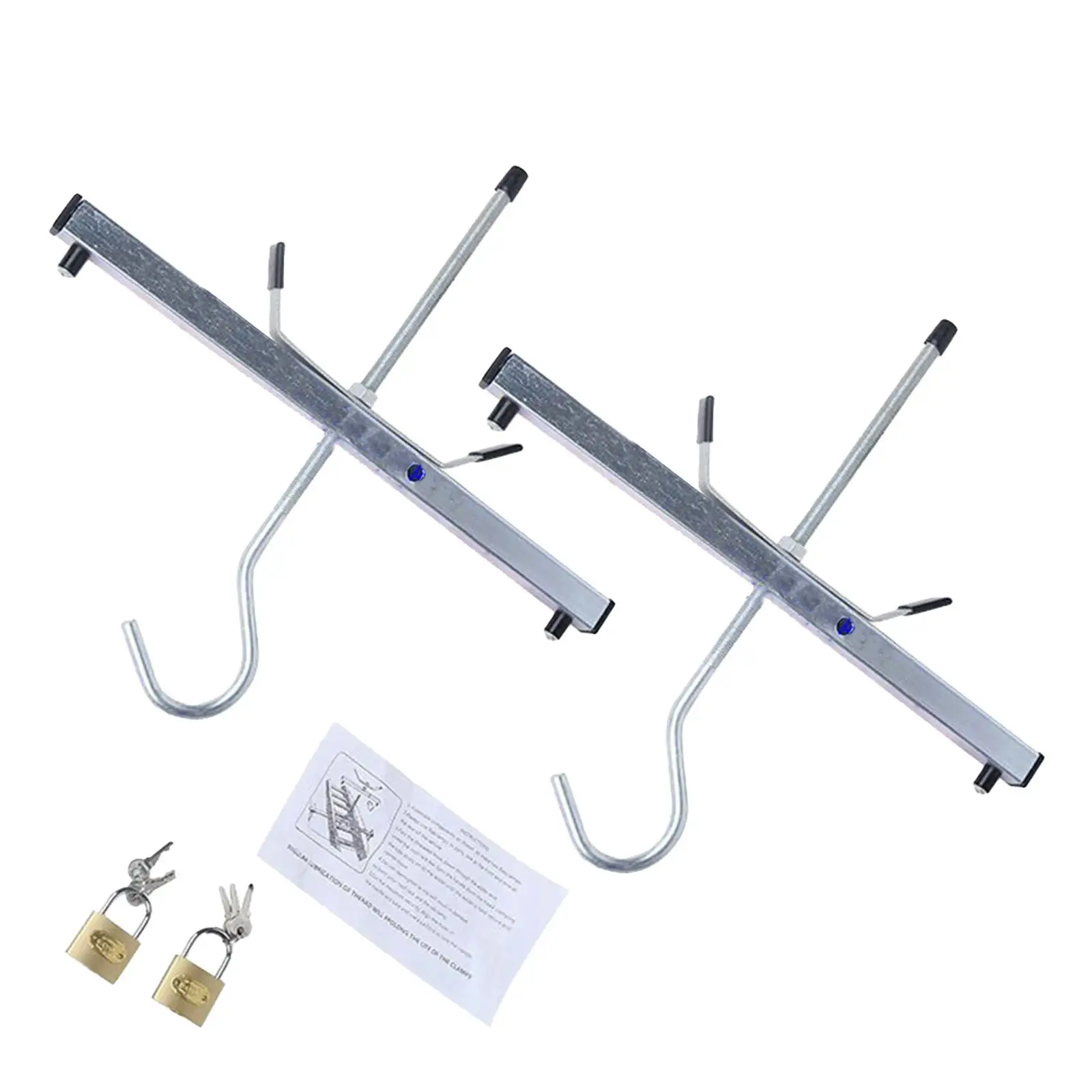 سقف سلم للسيارة حامل سلم عالمي مع قفل للمركبات #1