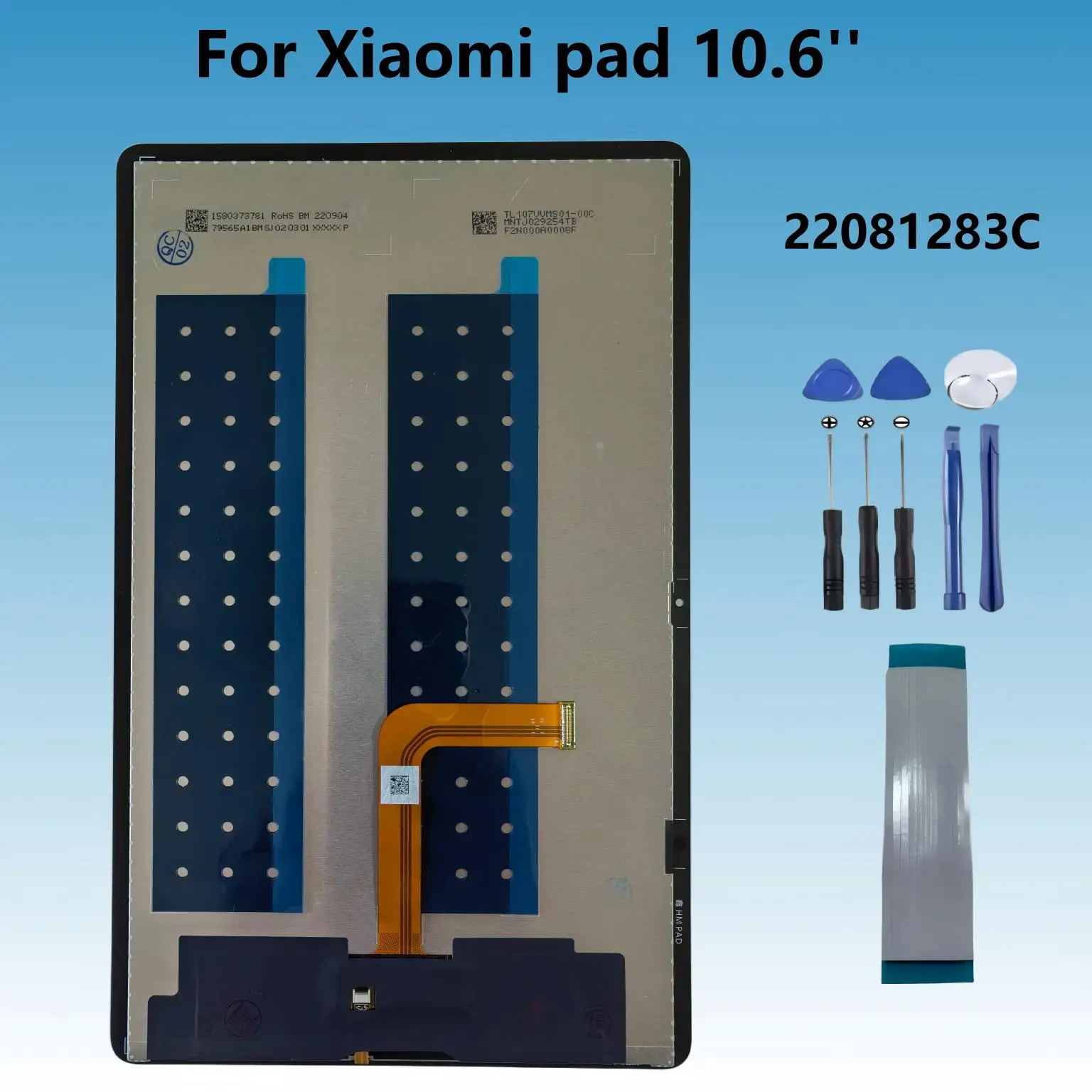 

ЖК-дисплей AAA ORI для Xiaomi Redmi Pad 10,6 дюйма 22081283C, сенсорный экран, дигитайзер, стеклянная сборка