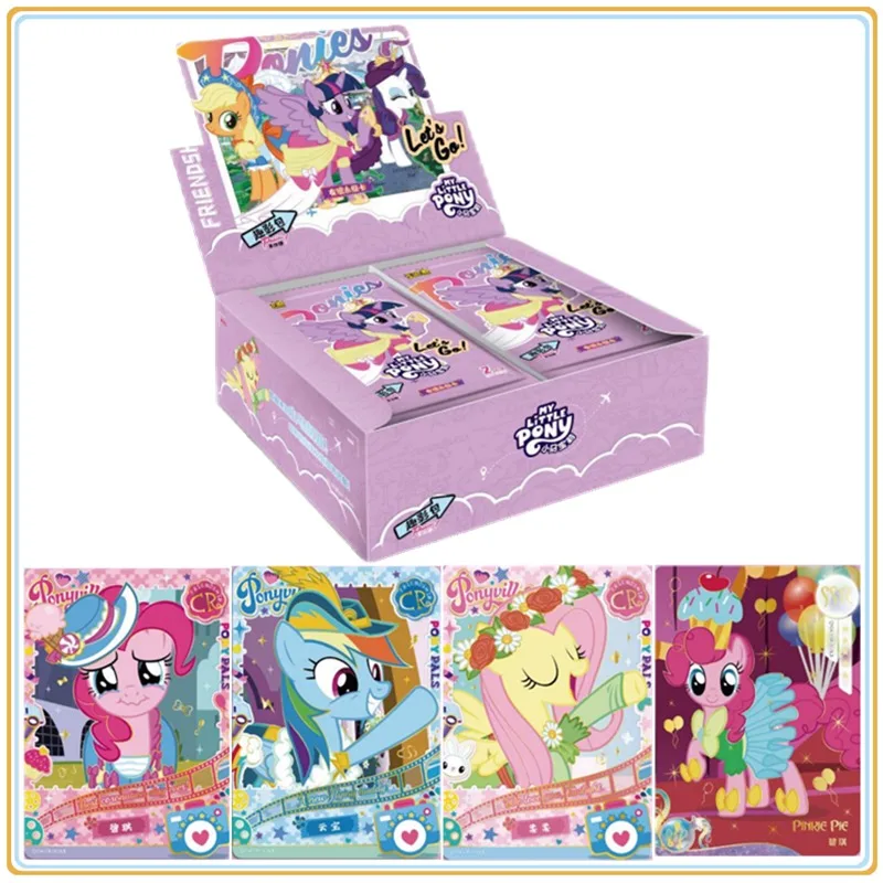 

KAYOU Genuine My Little Pony Card Friendship Eternal Cards Fun Movie Bag Cute Funny Party Princess Anime Collectible Card Toy