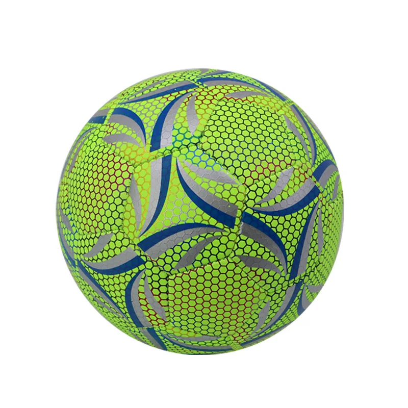 

Reflective Football Luminous Soccer Ball Night Glowing Standard Size 5 Ball For Kids Adults Outdoor Sports Training Equipment