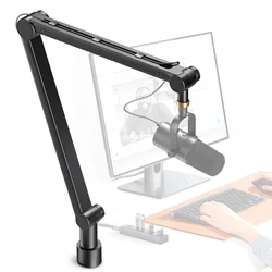 Mobile Phone Tablet Stand Mike Articulated Microphone Microphone Stand Professional Microphone Stand Microphone Desk Stand 360°