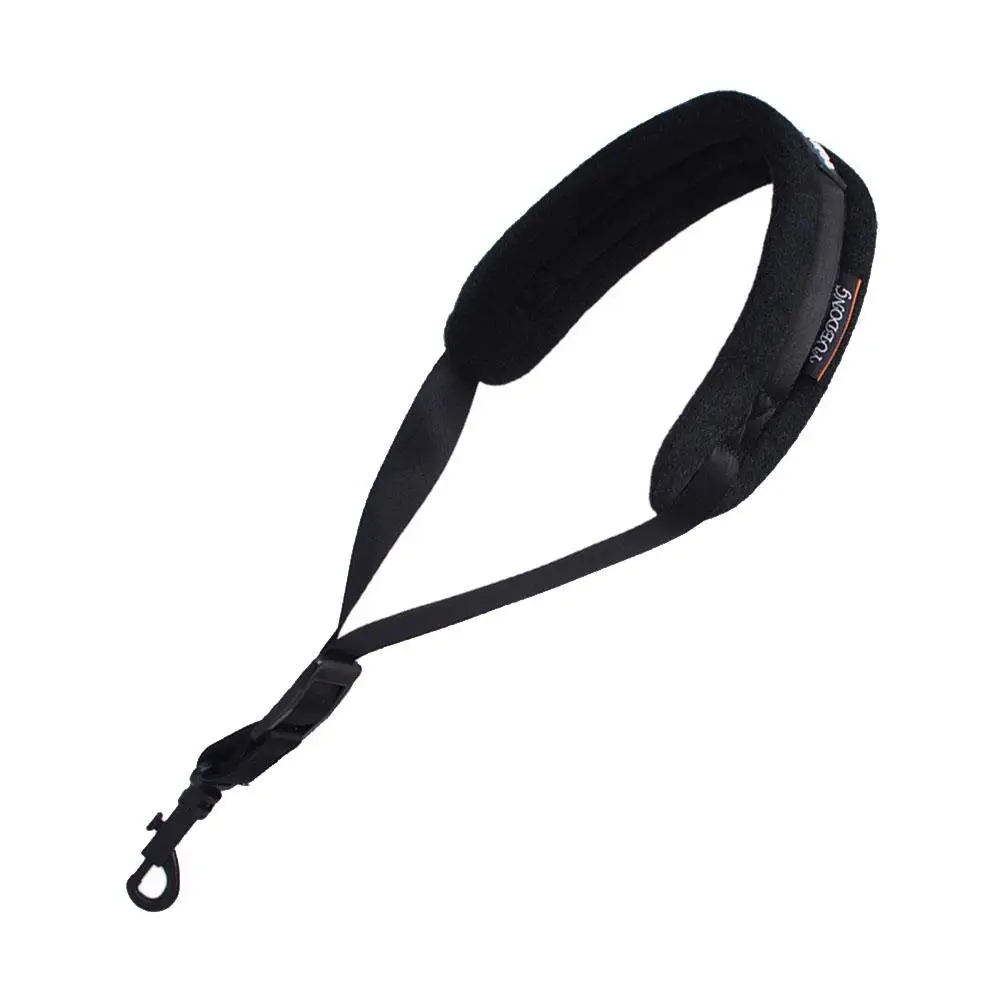 

Wide Strap Bass Clarinet Sax Accessory Padded Neck Harness Black Universal Belt Breathable Sweat-proof widened thickened Buffer