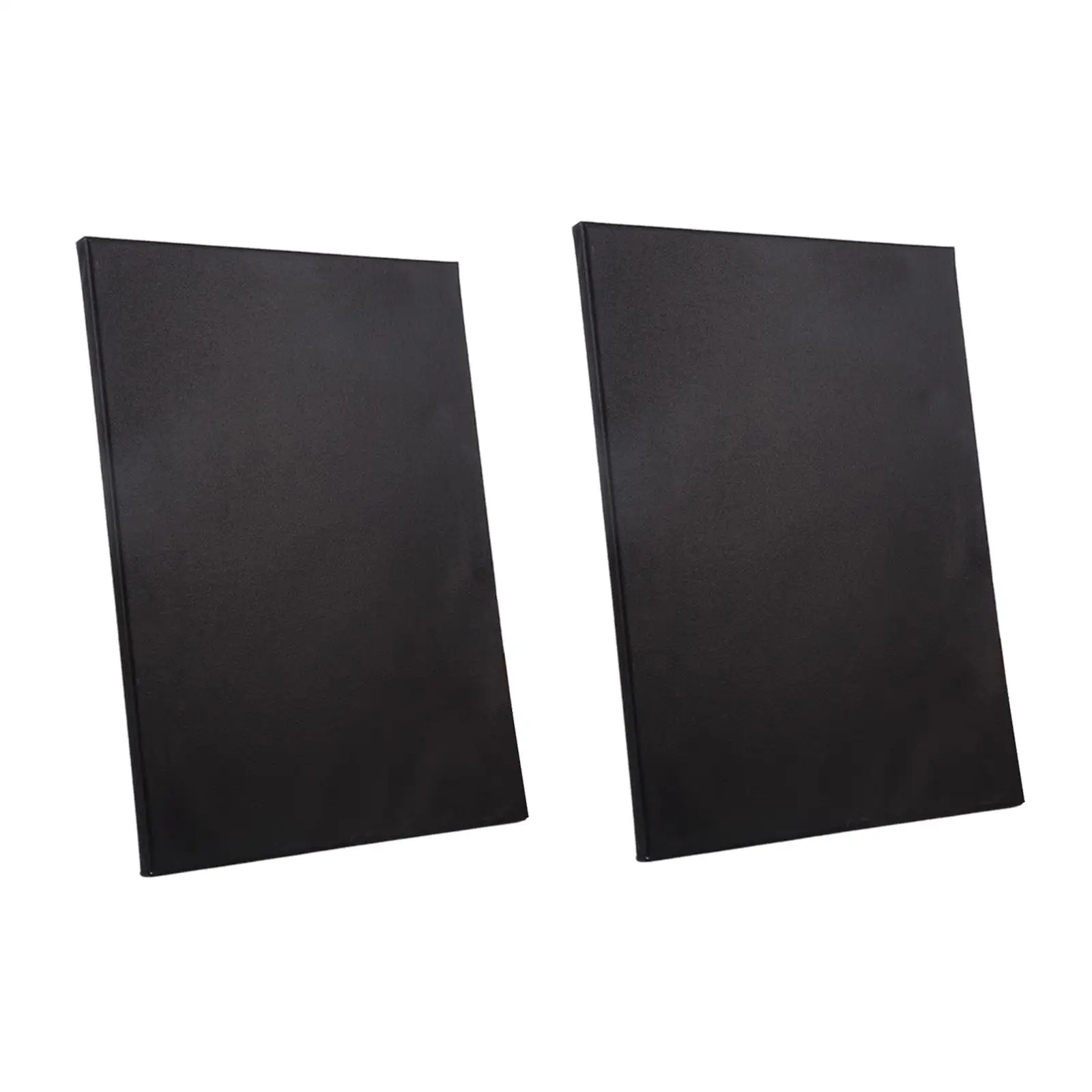 

2x Натянутый черный холст на деревянной подрамнике для металлической масляной живописи, акварели, темперы