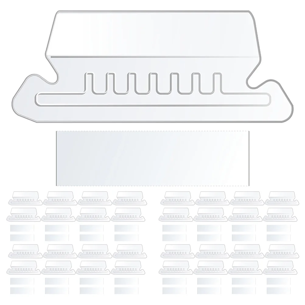 1 set Folder Tabs Inserts Plastic Classification Index Tab For Office Hotel Archives Organizer Pvc File Folder Labels Hanging