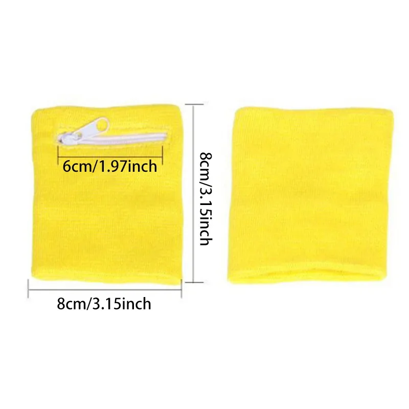 Sports Wristband With Zipper Pouch Running Sports Arm Band Bag For MP3 Key Card Storage Bag Basketball Sweatbands Wristband Bags view 6