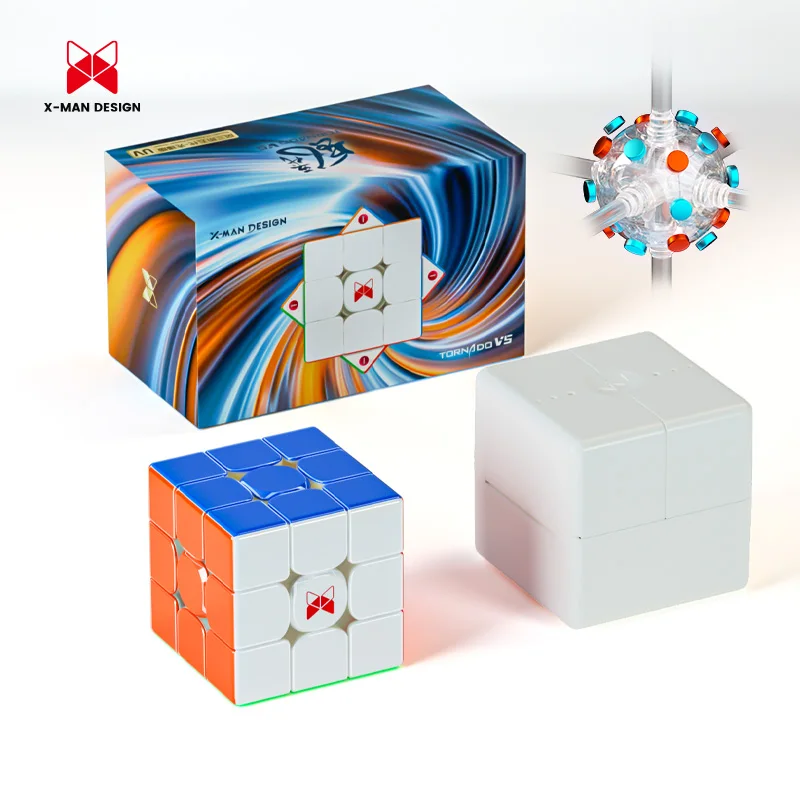 [picube]-qiyi-xmd-tornado-v5-3x3-magnetic-speed-cube-flagship-pioneer-version-professional-competition-educational-puzzle-toy