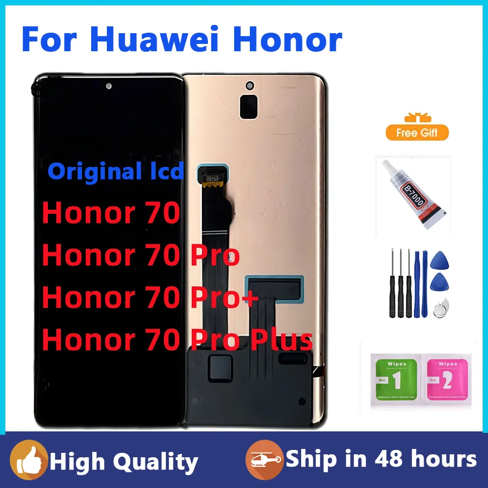 

Original LCD Display For Honor 70 / 70Pro / 70 Pro+ Plus 5G SDY-AN00 SDY-AN00 Huawei Touch Digitizer Screen Assembly Replacement