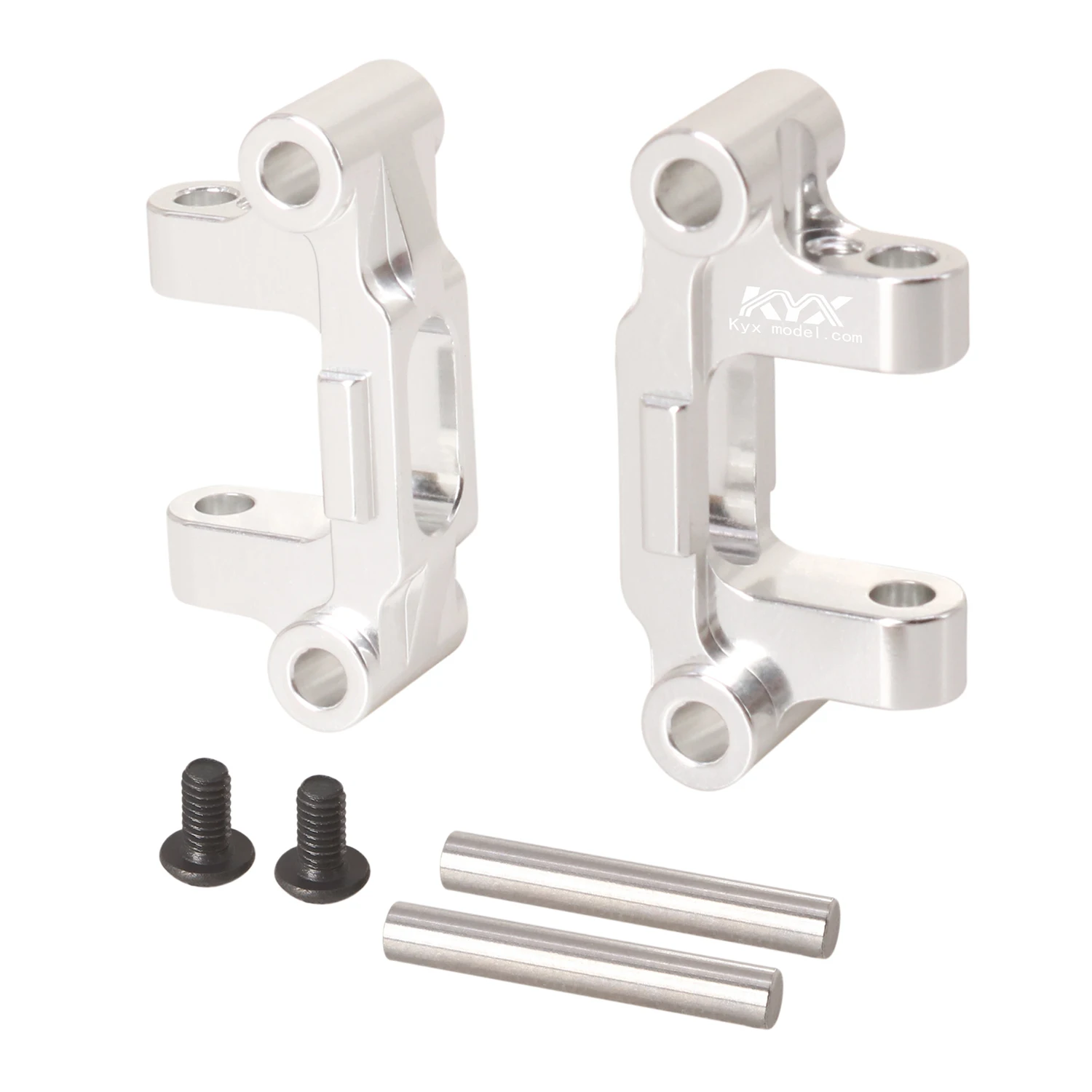 KYX Racing Aluminum Front Steering C Hubs Upgrades Parts Accessories for 1/10 Tamiya Hornet EVO