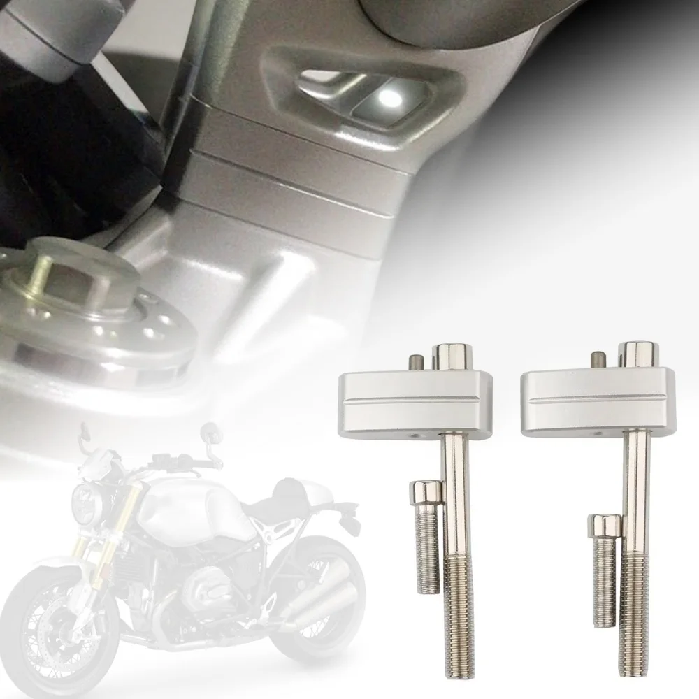 

For BMW R NINE T Scrambler Racer Pure 2017-2024 Urban G/S Motorcycle Handlebar Riser Lift Kit Extension Height 20MM Adjuster