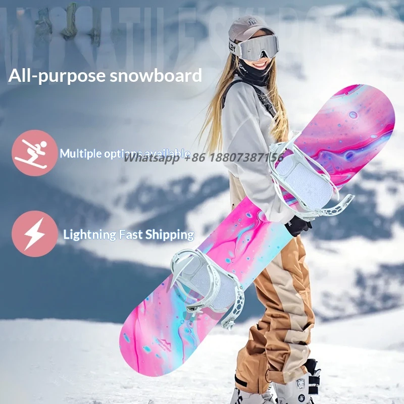 Snowboard Skiing Snowboarding Full Set All-around Advanced Adult Unisex Freestyle Carving All-region Snow Gear Set