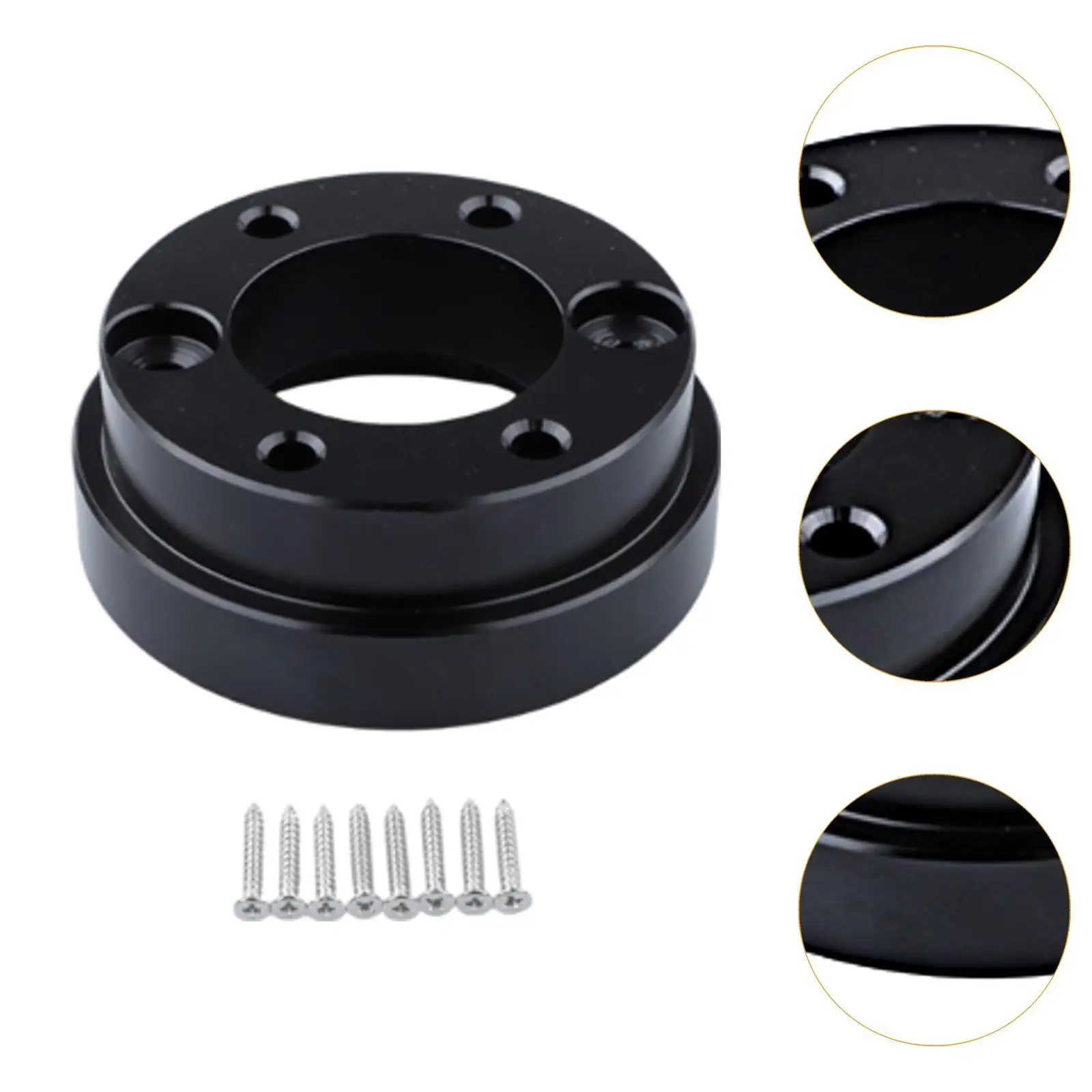 

Steering Wheel Adapter Plate Professional Quick Release with Screws Steering