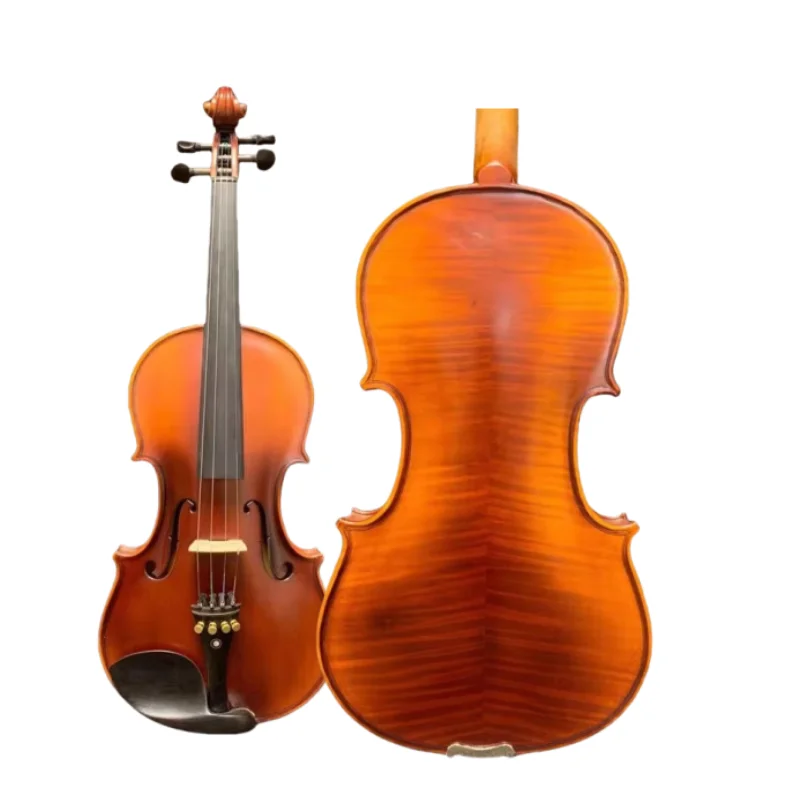 

1set Strad style SONG Brand master violin 4/4.flames maple back，Melodious and powerful sound